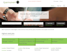 Tablet Screenshot of itpermanent.com